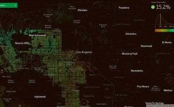 Treepedia Green View Index of the City of Los Angeles : Photo © MIT Senseable City Lab