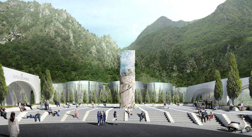 BIG gana el concurso internacional de diseño para la Emblemática Fábrica San Pellegrino : Image © BIG