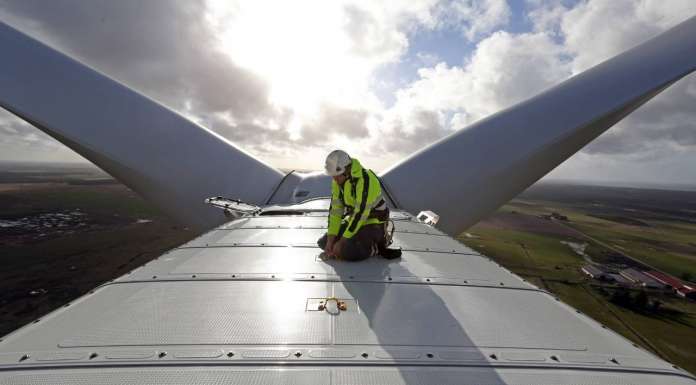 Vestas Wind Turbine in Denmark : Photo © Vestas / Bloomberg New Energy Finance