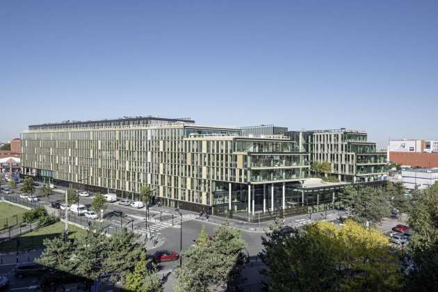 Veolia HQ Panoramic View designed by DFA | Dietmar Feichtinger Architectes : Photo © Hertha Humaus