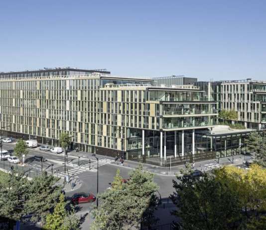 Veolia HQ Panoramic View designed by DFA | Dietmar Feichtinger Architectes : Photo © Hertha Humaus