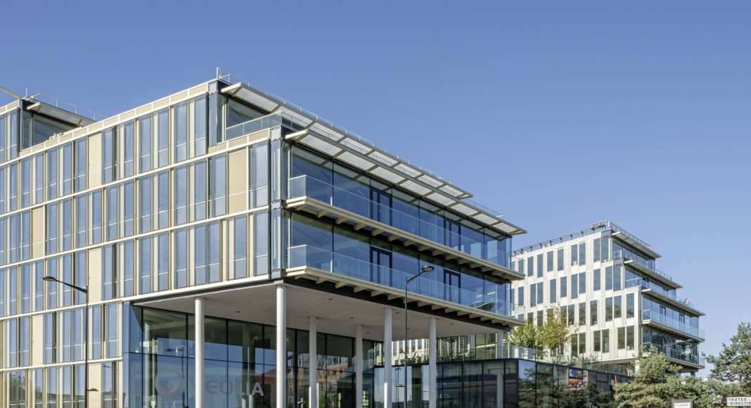 Veolia HQ Main Access designed by DFA | Dietmar Feichtinger Architectes : Photo © Hertha Humaus