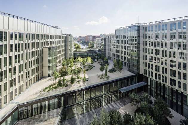 Veolia HQ Garden View designed by DFA | Dietmar Feichtinger Architectes : Photo © Hertha Humaus