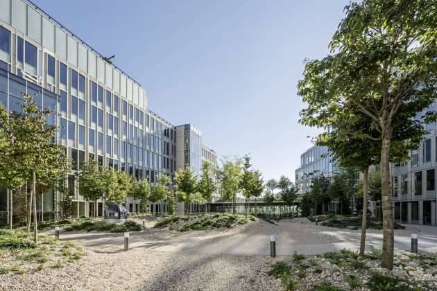 Veolia HQ Garden View designed by DFA | Dietmar Feichtinger Architectes : Photo © Hertha Humaus