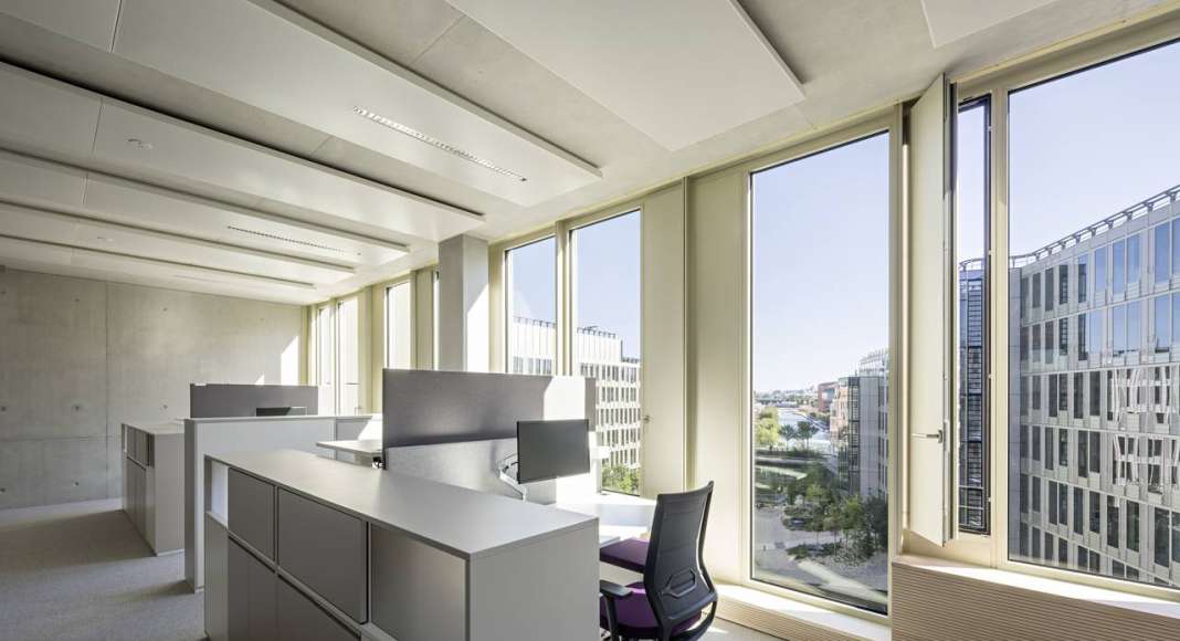 Veolia HQ Office View designed by DFA | Dietmar Feichtinger Architectes : Photo © Hertha Humaus