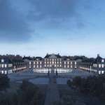 Renovation Museum Paleis Het Loo Night View by KAAN Architecten : Render © The Beauty & the Bit and © KAAN Architecten