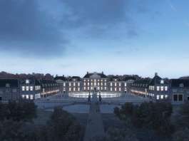 Renovation Museum Paleis Het Loo Night View by KAAN Architecten : Render © The Beauty & the Bit and © KAAN Architecten