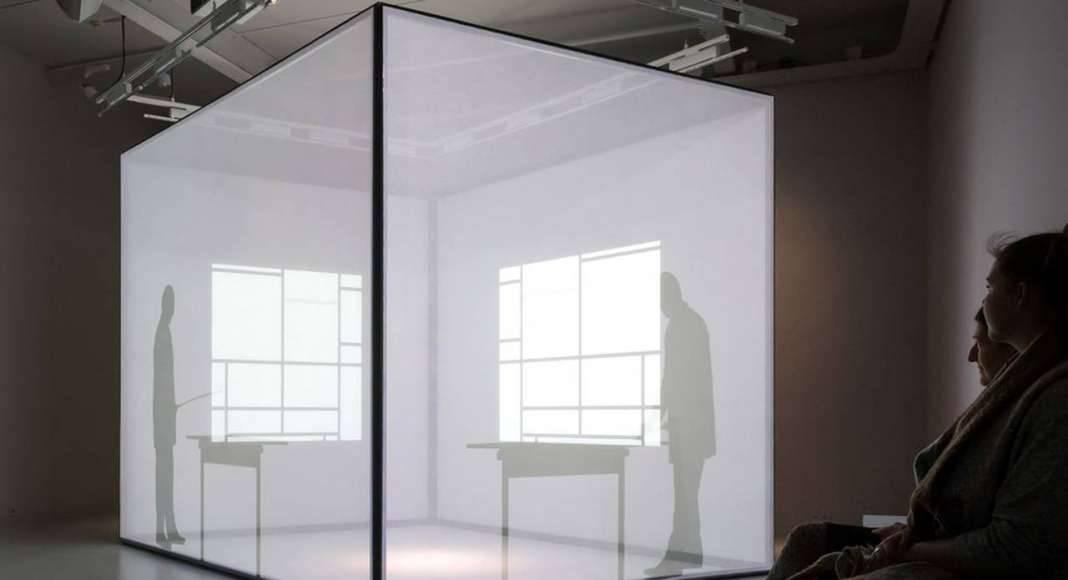 Silhouet of Mondrian, video installation New York : Photo credit © Mike Bink Photography