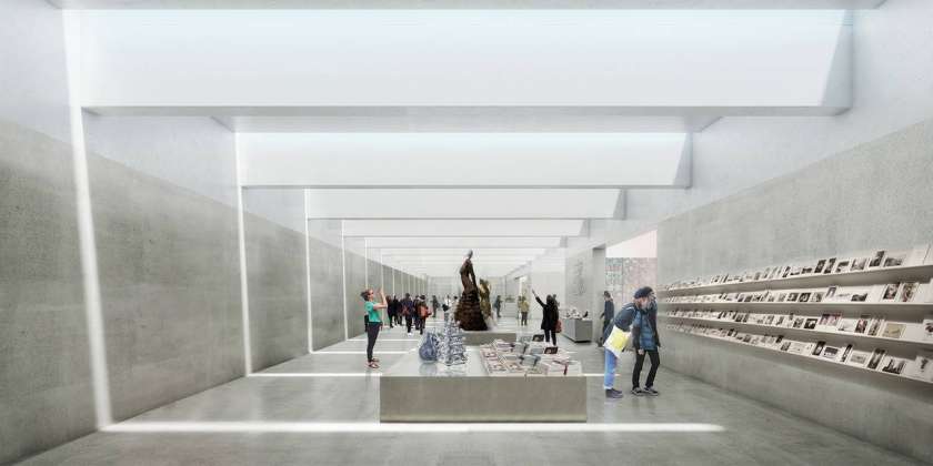 Renovation Museum Paleis Het Loo Entrance Area by KAAN Architecten : Render © The Beauty & the Bit and © KAAN Architecten