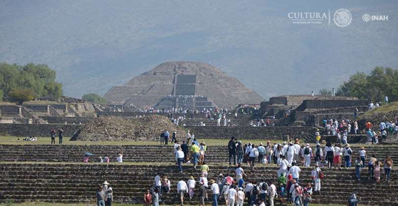 El plan de protección civil se llevará a cabo en los sitios donde se registra mayor afluencia de visitantes : Foto © Héctor Montaño, INAH