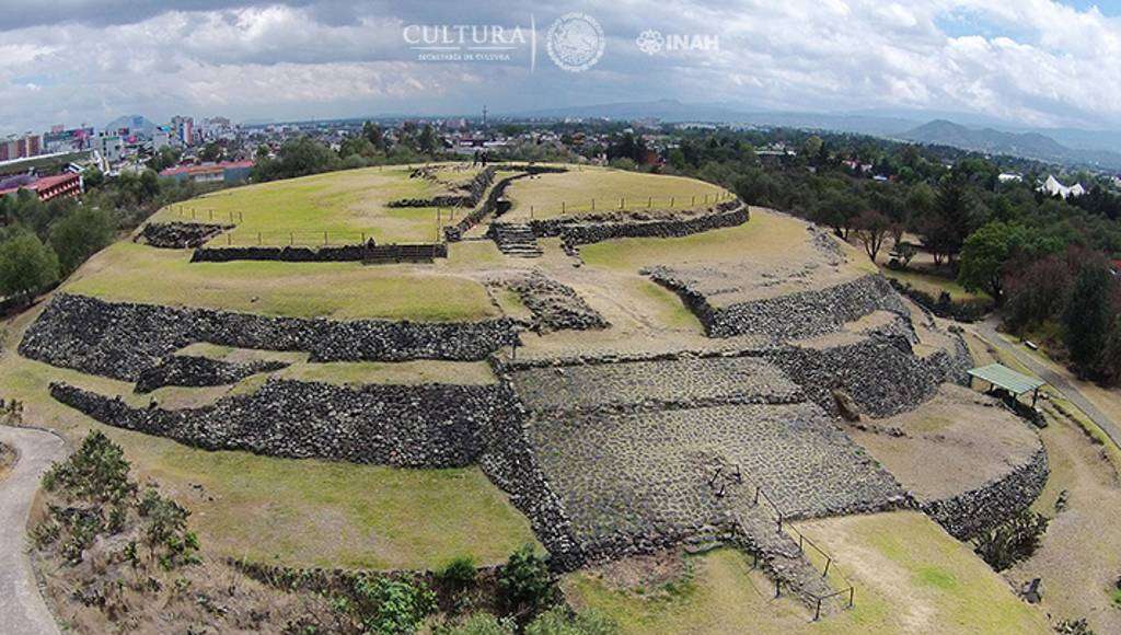 Zona arqueológica Cuicuilco. Ciudad de México: Foto © Taller de Drones y Fotogrametría DEA-INAH