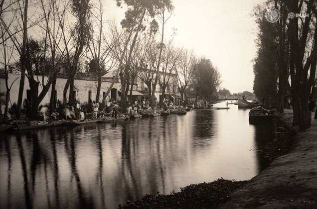 Canal de la Viga. Winfield Scott. 1908 : Foto © SECRETARÍA DE CULTURA.INAH.SINAFO.FN.MX