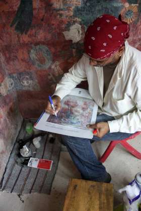 Restauradores del Centro INAH Chiapas han recuperado integralmente las escenas : Foto Cortesía © Haydeé Orea, INAH