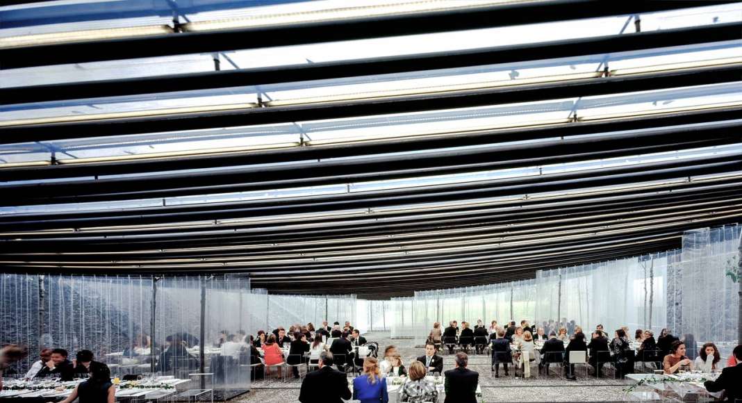 Les Cols Restaurant Marquee 2011 Olot, Girona, España : Photo by © Hisao Suzuki, courtesy of © The Pritzker Architecture Prize