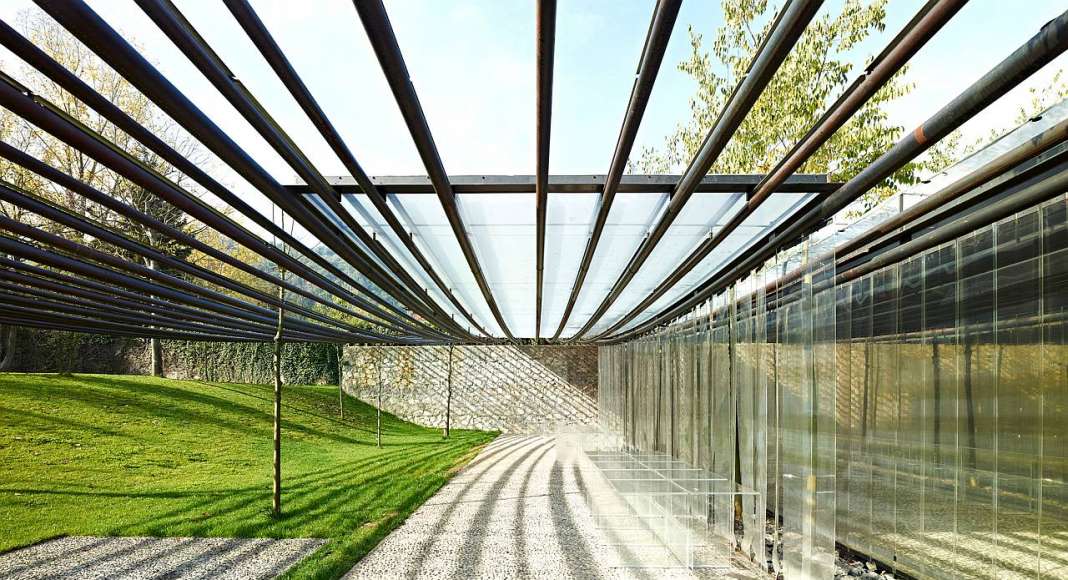 Les Cols Restaurant Marquee 2011 Olot, Girona, España : Photo by © Eugeni Pons, courtesy of © The Pritzker Architecture Prize