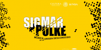Sigmar Polke. Música de un origen desconocido : Cartel cortesía del © Museo de Arte Moderno