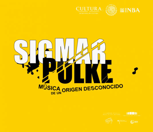 Sigmar Polke. Música de un origen desconocido : Cartel cortesía del © Museo de Arte Moderno