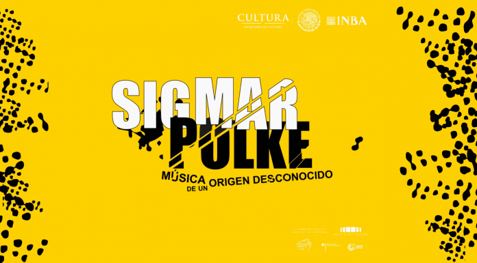 Sigmar Polke. Música de un origen desconocido : Cartel cortesía del © Museo de Arte Moderno