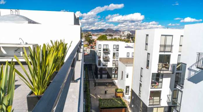 Asociación de Desarrolladores Inmobiliarios Premia a Marhnos por Proyecto Residencial María Ribera Exterior del Proyecto Residencial María Ribera de Desarrolladora Marhnos : Render © Marhnos Habitat