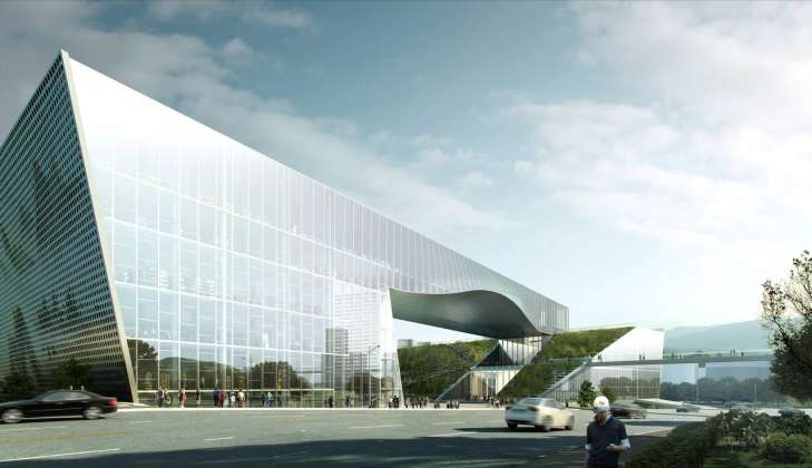 Centro Cultural y de las Artes de Guangming diseñado por RMJM : Render © RMJM Shenzhen