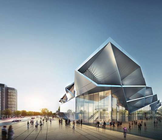 Estación Central de Autobuses de Dayawan diseñada por RMJM Shenzhen : Render © RMJM Shenzhen