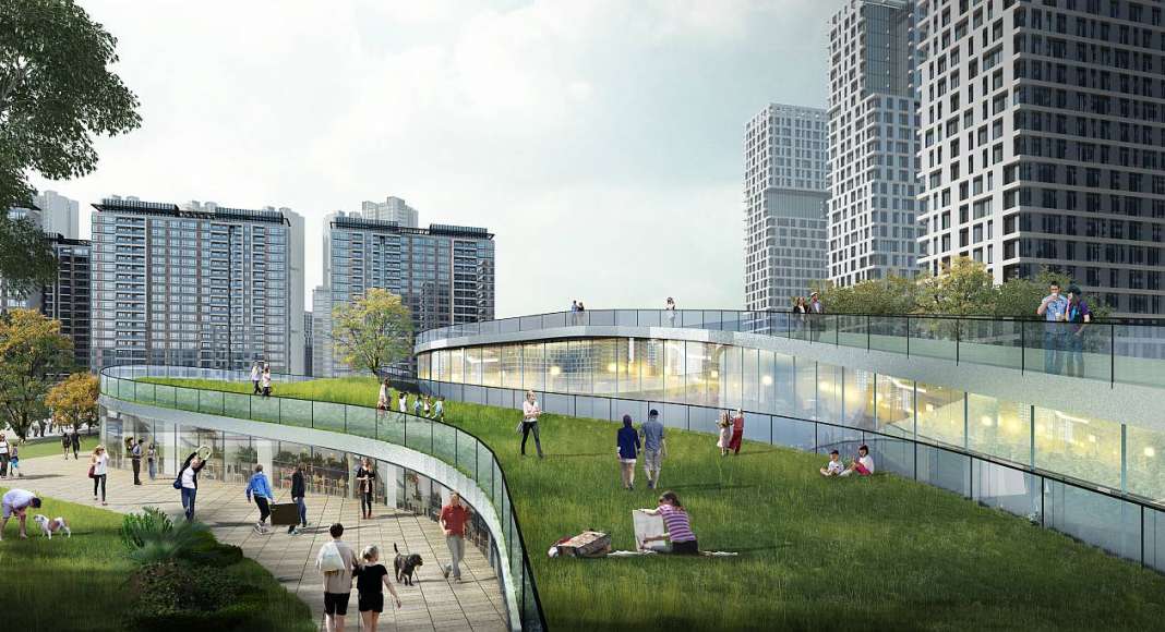 Shenzhen Metro Line 6 Development designed by RMJM : Render © RMJM Shenzhen