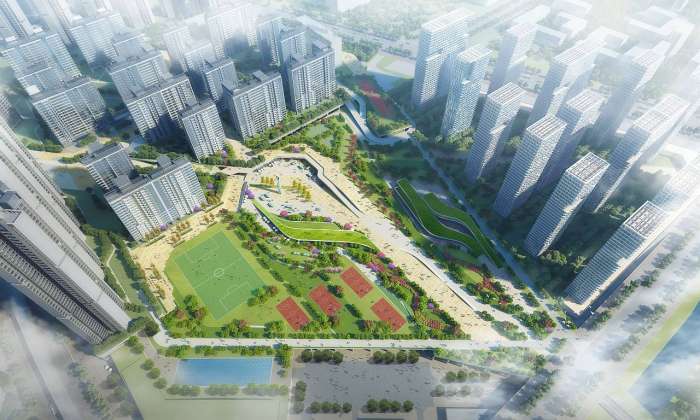 Shenzhen Metro Line 6 Development designed by RMJM : Render © RMJM Shenzhen