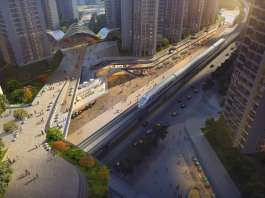 Shenzhen Metro Line 6 Development designed by RMJM : Render © RMJM Shenzhen