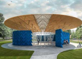 Serpentine Pavilion 2017, Designed by Francis Kéré, Design Render, Exterior : Render © Kéré Architecture