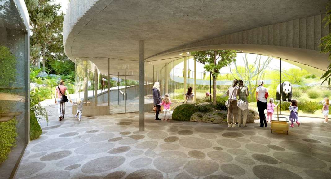 BIG Unveils Yin and Yang-Shaped Panda Habitat : Render © BIG