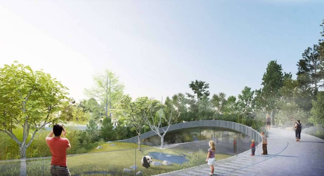 BIG Unveils Yin and Yang-Shaped Panda Habitat : Render © BIG