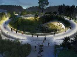 BIG Unveils Yin and Yang-Shaped Panda Habitat : Render © BIG