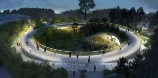 BIG Unveils Yin and Yang-Shaped Panda Habitat : Render © BIG