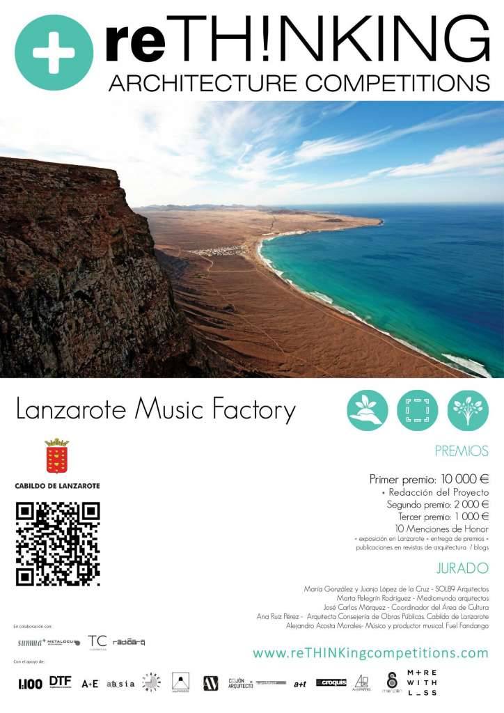 reTHINKing lanza el concurso Lanzarote Music Factory : Poster © reTHINKing Competitions