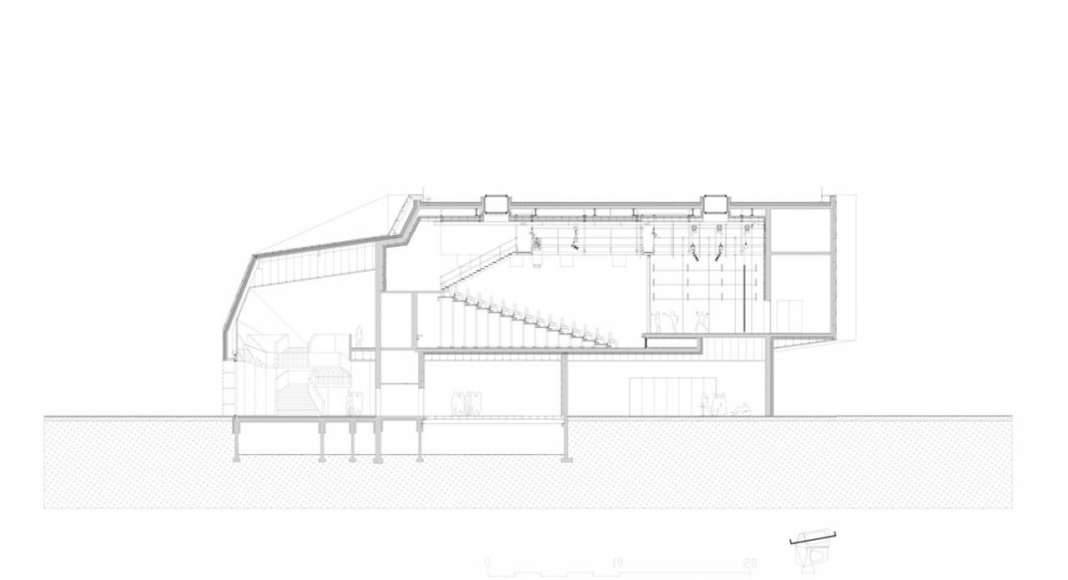 Modern Music Centre en Évreux, France by Hérault Arnod architectes : Drawing credit © Hérault Arnod architectes