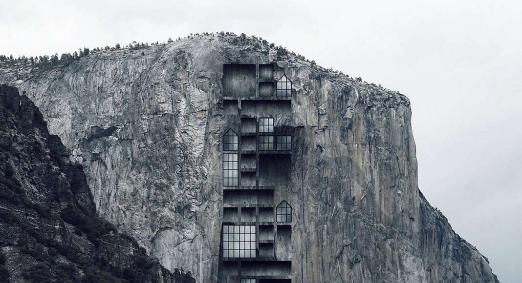 Mountain Skyscraper in Yosemite - honorable mention eVolo Skyscraper Competition 2017 : Photo credit © Ryan Ibarra