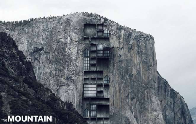 Mountain Skyscraper in Yosemite - honorable mention eVolo Skyscraper Competition 2017 : Photo credit © Ryan Ibarra