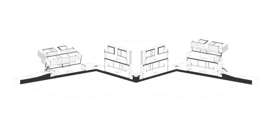Doble Duplex Axonometric : Drawing credit © Batay-Csorba Architects