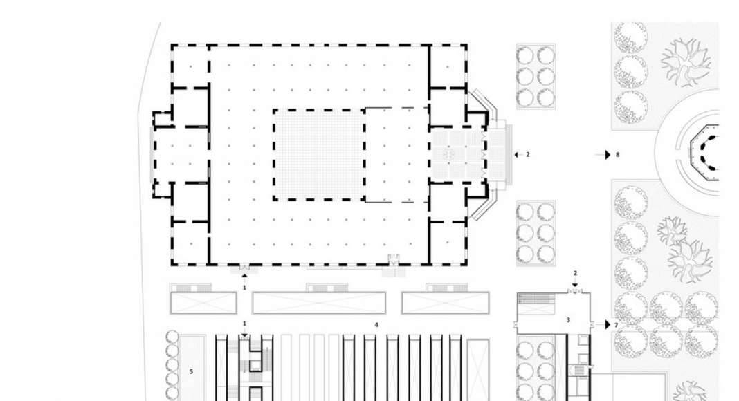 Lima Art Museum New Contemporary Art Wing Ground Floor Plan : Photo credit © Efficiency Lab for Architecture PLLC