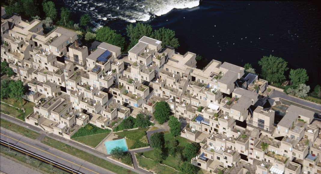 Habitat '67 - Aerial View Closeup : Photo credit image by © Studio Graetz