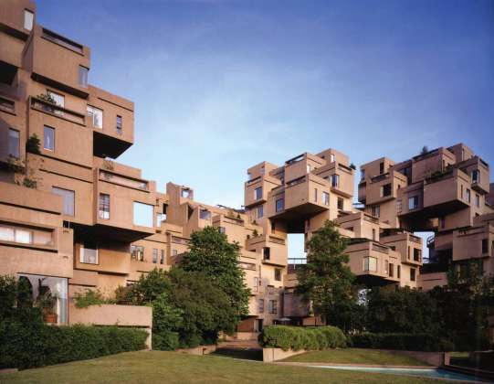 Habitat '67 - View from courtyard : Photo credit image by © Timothy Hursley