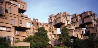Habitat '67 - View from courtyard : Photo credit image by © Timothy Hursley