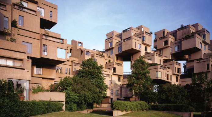 Habitat '67 - View from courtyard : Photo credit image by © Timothy Hursley