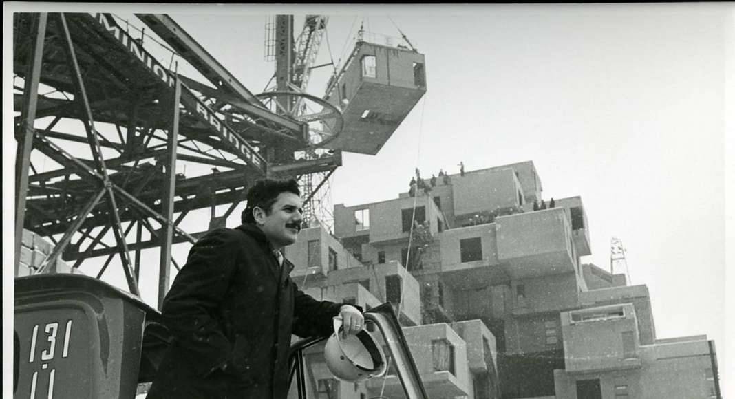 Moshe Safdie at Habitat, 1966 : Photo credit © Collection of Safdie Architects