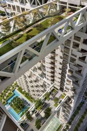 SkyHabitat, Landscape Bridge View Looking to Ground : Photo credit image by © Edward Hendricks