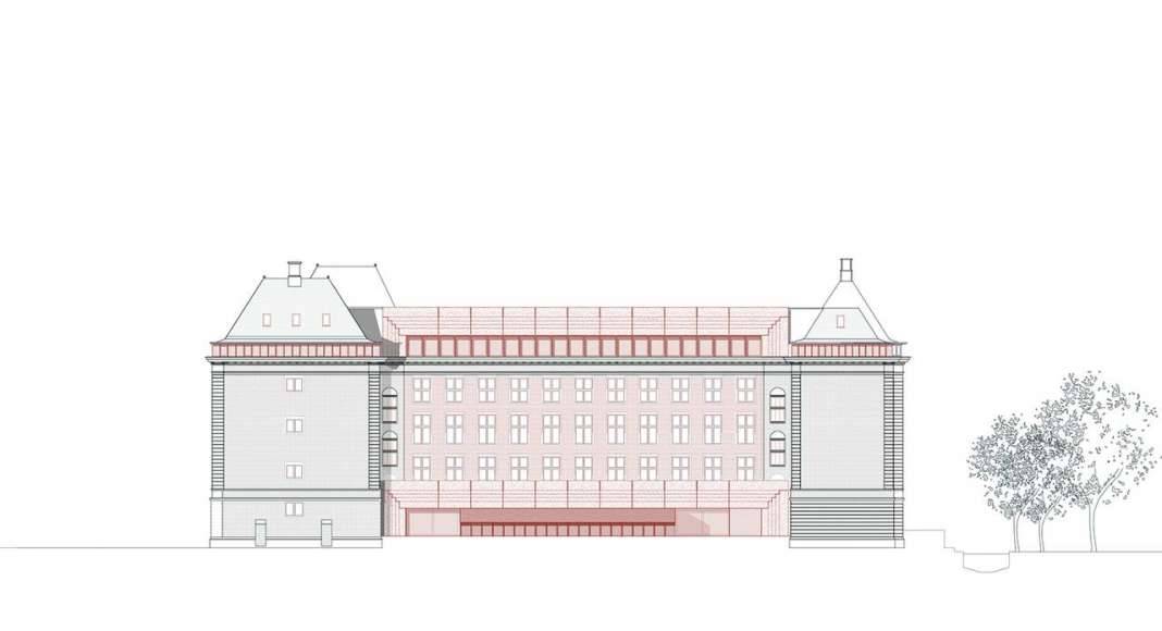 KAAN Architecten presenta B30 Fachada Noreste : Drawing © KAAN Architecten