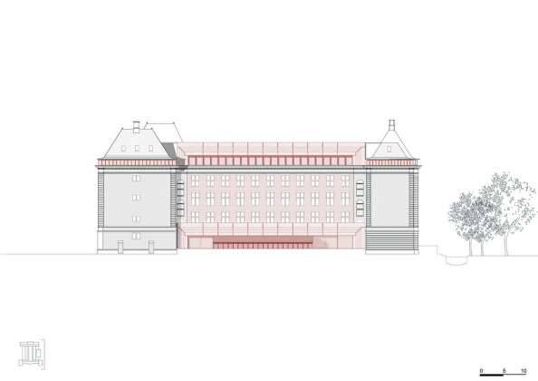 KAAN Architecten presenta B30 Fachada Noreste : Drawing © KAAN Architecten