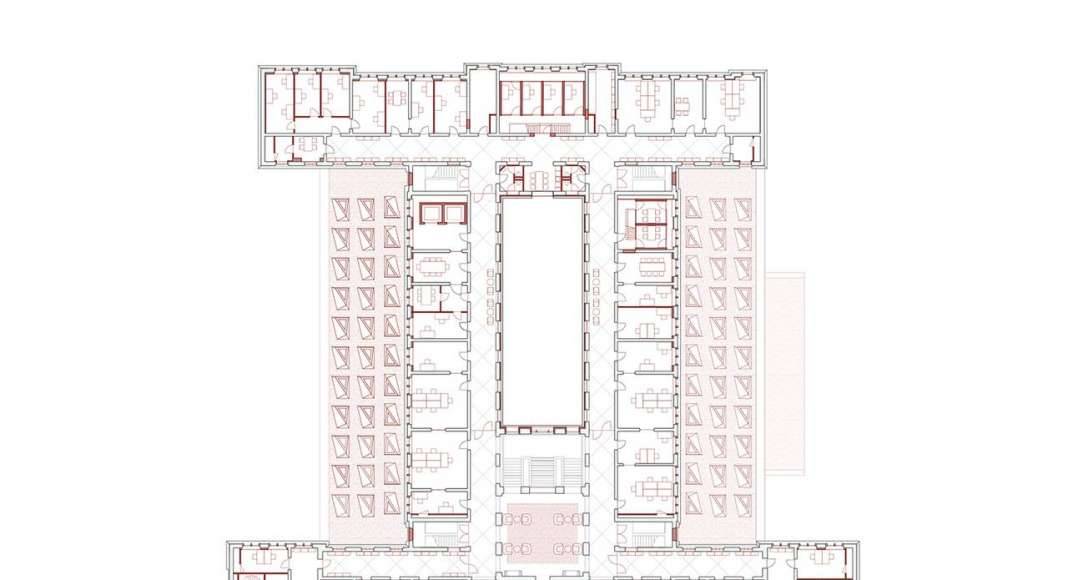 KAAN Architecten presenta B30 Planta Primer Nivel : Drawing © KAAN Architecten