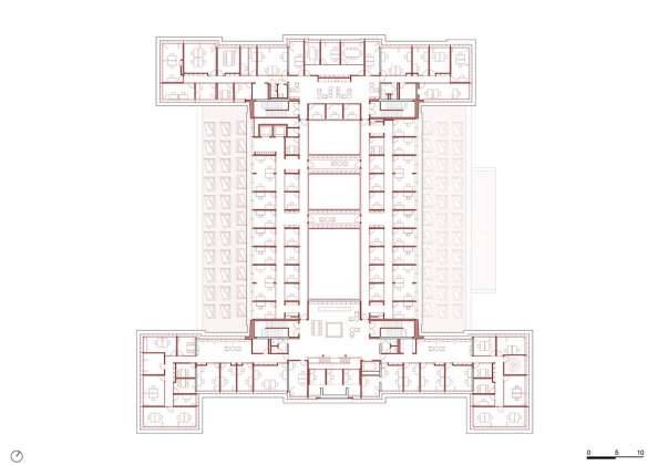 KAAN Architecten presenta B30 Planta Cuarto Nivel : Drawing © KAAN Architecten