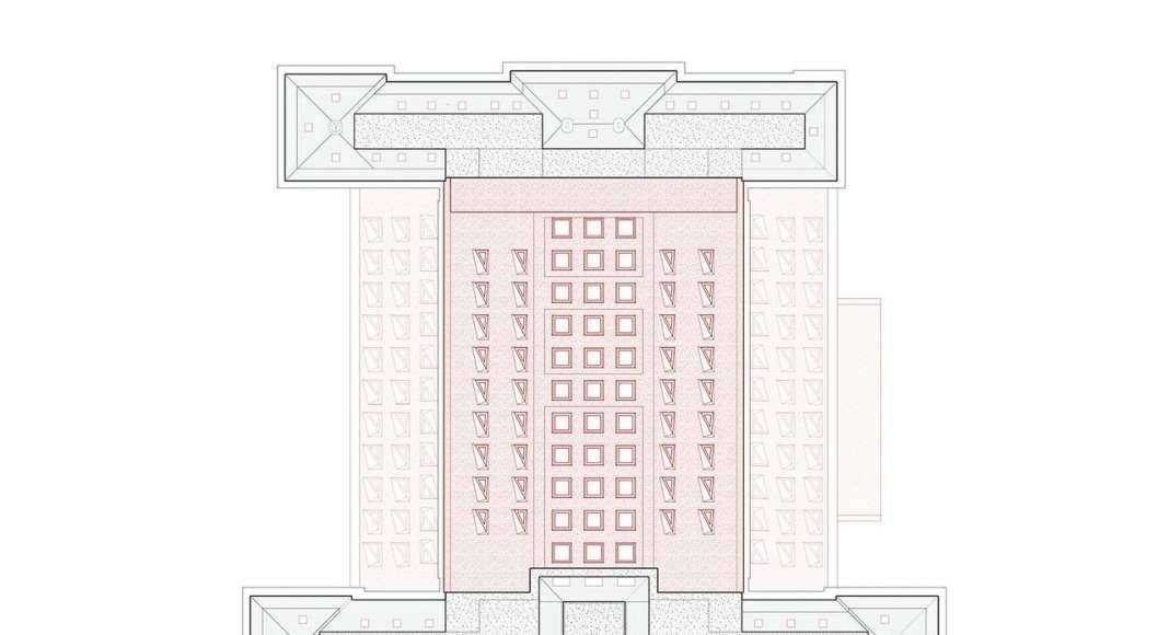 KAAN Architecten presenta B30 Planta de Azotea : Drawing © KAAN Architecten